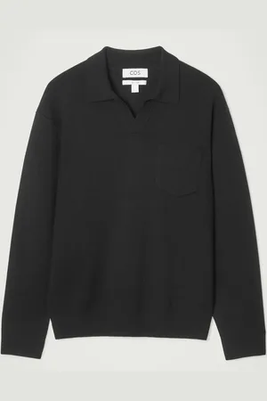 COS Polo A Maniche Lunghe In Lana Lavorata A Maglia