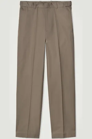 COS Pantaloni In Cotone Gamba Dritta Taglio Rilassato