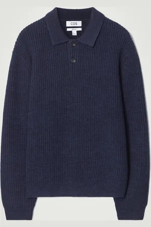 COS Maglione In Stile Polo Con Filato Ritorto In Lana