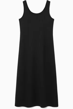 COS Abito Midi In Jersey Con Scollo Rotondo