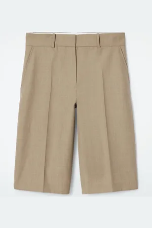 COS Shorts Lunghi In Twill Di Misto Lana