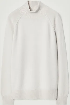 COS Maglione Con Collo A Imbuto In Puro Cashmere
