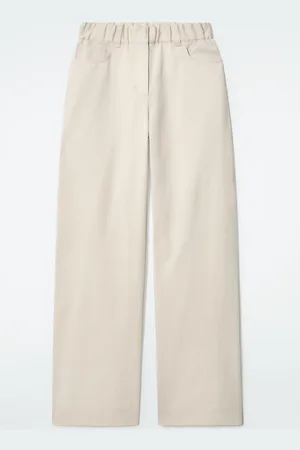 COS Pantaloni In Cotone A Gamba Larga