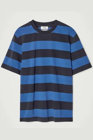 COS T-Shirt In Cotone A Righe Taglio Rilassato in