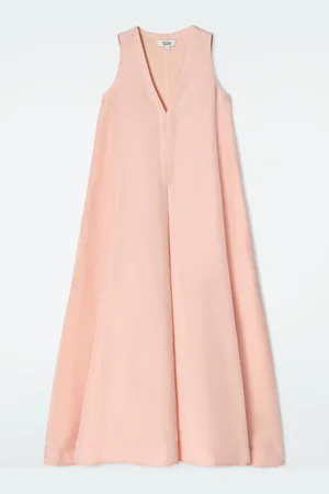 COS Abito Maxi A Trapezio In Misto Lino
