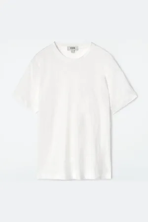 COS T-Shirt Girocollo In Lino in