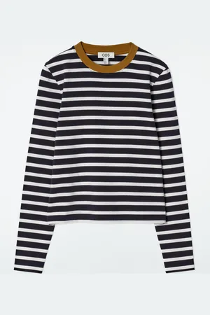 COS T-Shirt Lineare A Maniche Lunghe Taglio Regolare