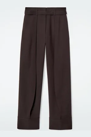 COS Pantaloni In Misto Lana Con Risvolto