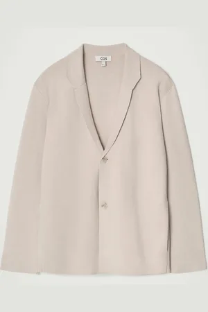 COS Blazer Monopetto In Maglia Di Lino in