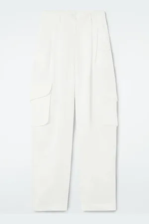 COS Pantaloni Utility In Jacquard Con Motivo Floreale