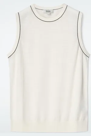 COS Canotta In Lana Merino E Lino