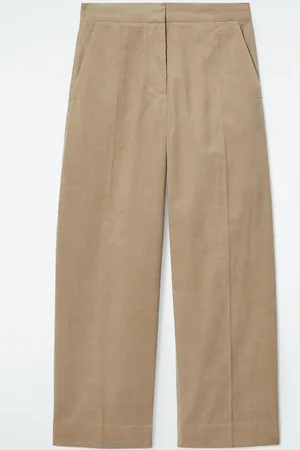 COS Pantaloni Cropped In Velluto A te