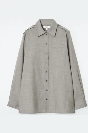 COS Camicia In Lana Con Spalline Dal Taglio Regolare