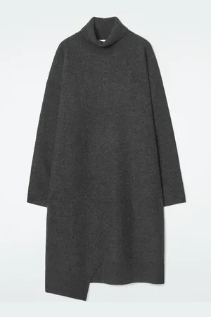 COS Abito Asimmetrico In Lana Merino