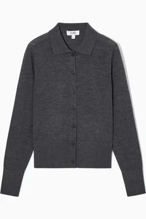 COS Cardigan Con Colletto In Lana Merino