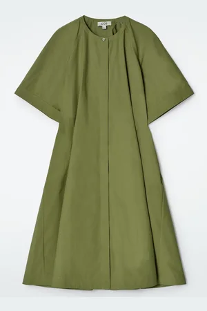 COS Abito Midi Con Maniche Raglan In Cotone