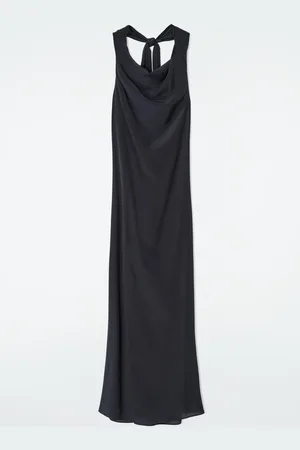 COS Abito Maxi Con Scollo Drappeggiato