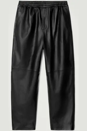 COS Jogger Affusolati In Pelle Con Vita Elasticizzata