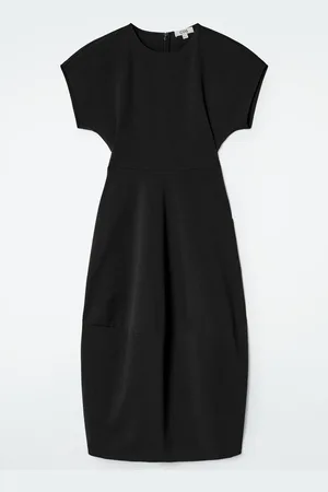 COS Abito Midi In Cotone Dalla Silhouette Strutturata