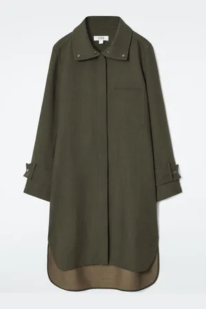 COS Chemisier Oversize In Misto Lana