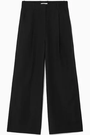 COS Pantaloni Rilassati In Misto Lino A Gamba Larga