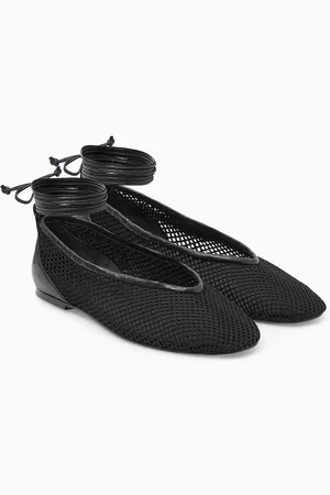 COS Ballerine In Rete Con Finiture In Pelle