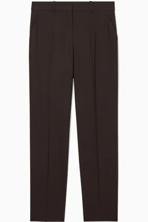 COS Pantaloni Slim In Lana A Gamba Dritta