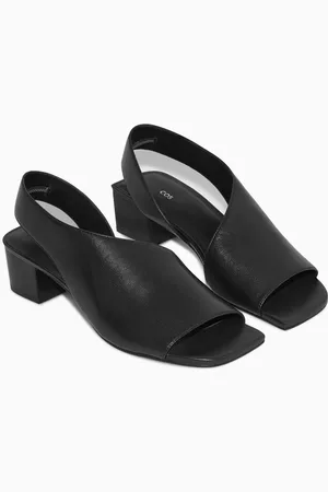 COS Sandali Slingback In Pelle Con Tacco A Blocco
