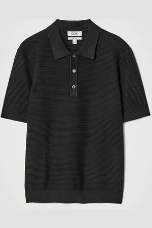 COS Polo In Maglia Di Cotone Testurizzata