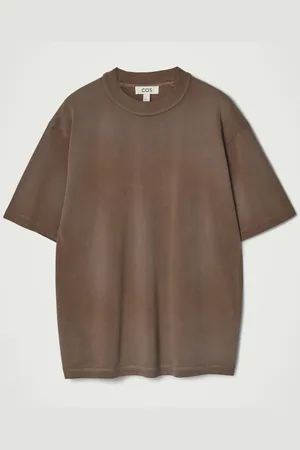 COS T-Shirt Oversize Cotone Sbiadito Collo A Lupetto in