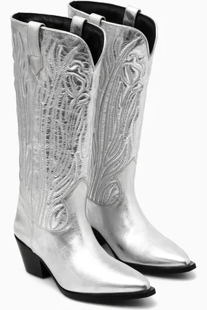 COS Stivali Da Cowboy In Pelle Ricamata