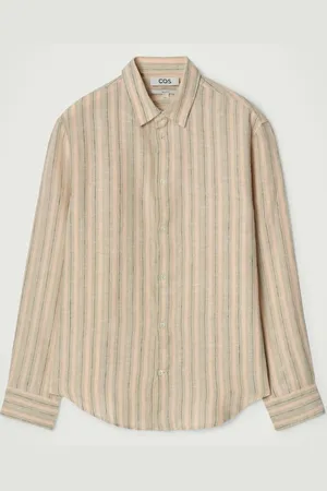 COS Camicia A Maniche Lunghe In Lino Taglio Rilassato in