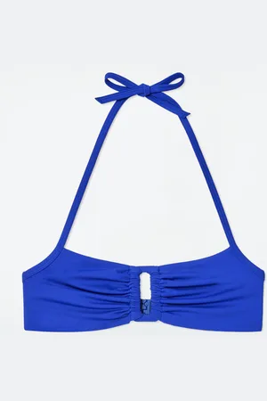 COS Top Bikini Arricciato Con Dettaglio Cut Out