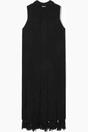 COS Abito Midi In Lana Con Pannelli E Nappe