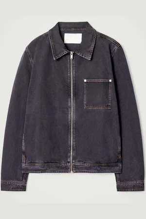 COS Giacca Squadrata In Denim Con Cerniera