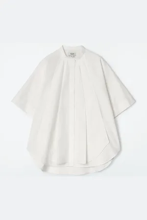 COS Camicia Oversize In Cotone Con Orlo Curvo