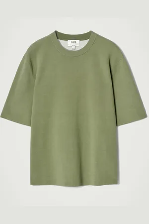 COS T-Shirt In Maglia Doppiata Dal Taglio Rilassato in