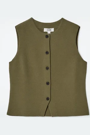 COS Gilet In Cotone Lavorato A Maglia