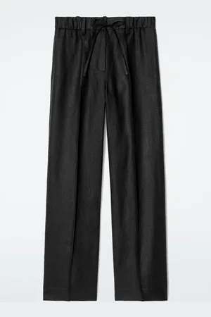 COS Pantaloni In Lino Con Coulisse in