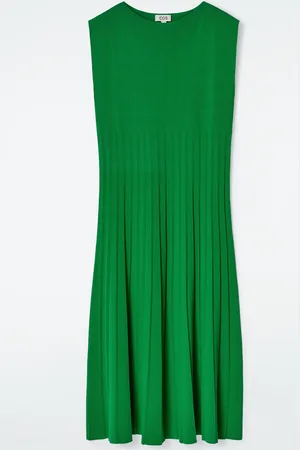 COS Abito Maxi Plissettato In Maglia