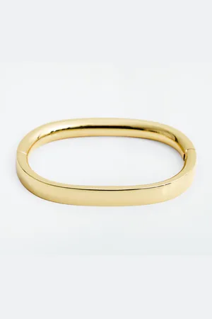 COS Bracciale Rigido A Cerniera In Ottone Riciclato