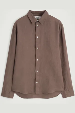 COS Camicia A Maniche Lunghe In Lino Taglio Rilassato in
