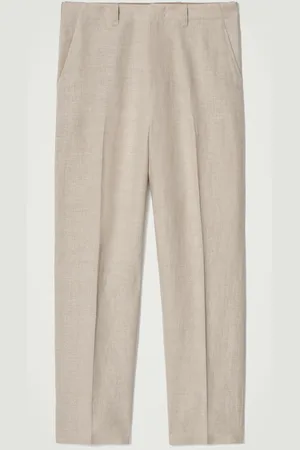 COS Pantaloni Affusolati In Lino Dal Taglio Rilassato in