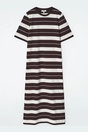 COS Abito T-Shirt Midi In Cotone