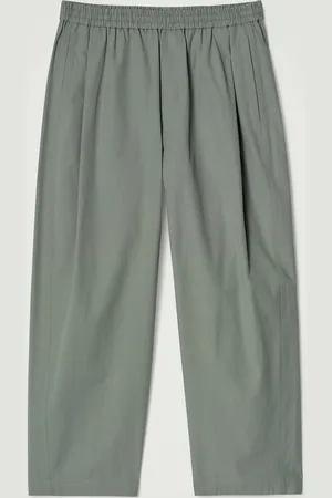 COS Cropped Elasticated Wideleg Trousers in