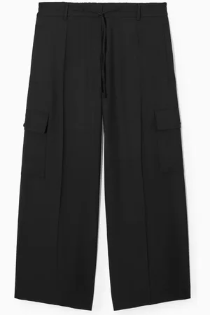 COS Pantaloni Cargo In Lana A Gamba Larga