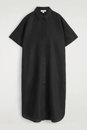 COS Chemisier Maxi In Lino in