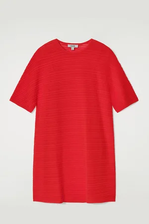 COS Abito Mini In Maglia Plissé