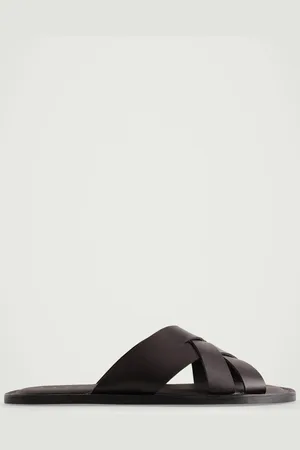 COS Woven Leather Sandals in