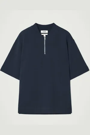 COS T-Shirt Con Mezza Cerniera in